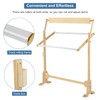 Adjustable Embroidery Stand, Wooden Frame Cross Stitch Floor Stand 360°