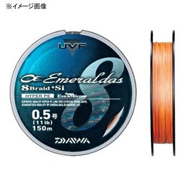 ダイワ(Daiwa) PEライン UVF エメラルダス 8ブレイド+Si 150m 0.8号 16lb オレンジ