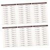 Mikinona Eyebrow Tool Kit 6pcs Imitation Eyebrow Instantly Define Sparse