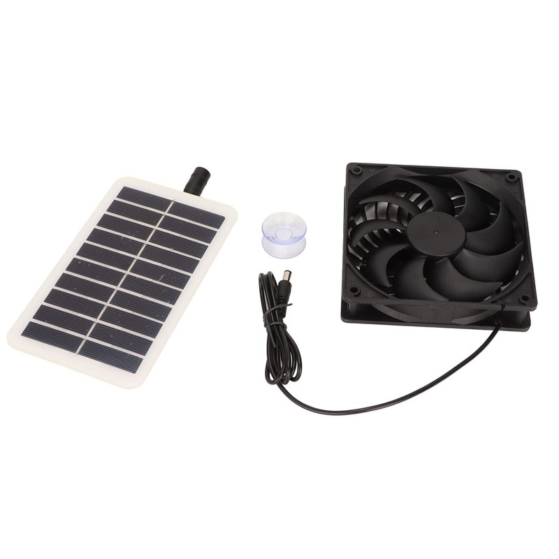 Ventilador de Panel Solar, Extractor de Aire con Panel de