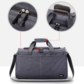 Women Weekend Bag,Nylon Travel Holdall Overnight Shoulder Messenger Duffle Bag Travel Luggage Weekender Tote Carry On Handbag Bag