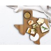 Vastigo Texas State Shaped Bamboo Serving and Cutting Board 11”