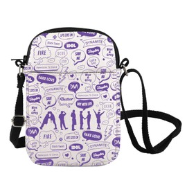 FOTAP K-Pop Group Crossbody Bag K-Pop Band Merchandise K-Pop Music Fans Gifts Music Group Members Shoulder Bag (SAVE ME CB UK)