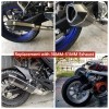 Unbranded 38-51mm Slip-on Exhaust Tail Pipe Motorcycle DB Killer For