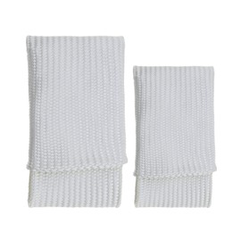 The Lord of the Tools L & XL Welding Glove Finger Heat Shield Glass Fiber High Temperature Resistance Anti-Cutting White 2Pcs