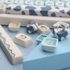 Cmokifuly MOA Shape Keycaps, Cute Cow Shape Custom Keycaps, 142