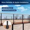 Gyykzz Side Mount Cable Railing Post 36" (Post Body 44"),