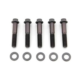 ARP ARP 655-4500 Black Oxide 7/16-14" RH Thread 4.500" UHL 6-Point Bolt with 1/2" Socket and Washer, (Set of 5)