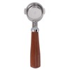 51mm Bottomless Portafilter 2 Ears Stainless Steel Basket and Redwood