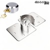 2 Pack Puck Lock, Hidden Shackle Padlock Heavy Duty Trailer