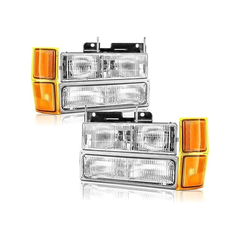 Headlights Assembly Compatible With 1994 1995 1996 1997 1998 OBS