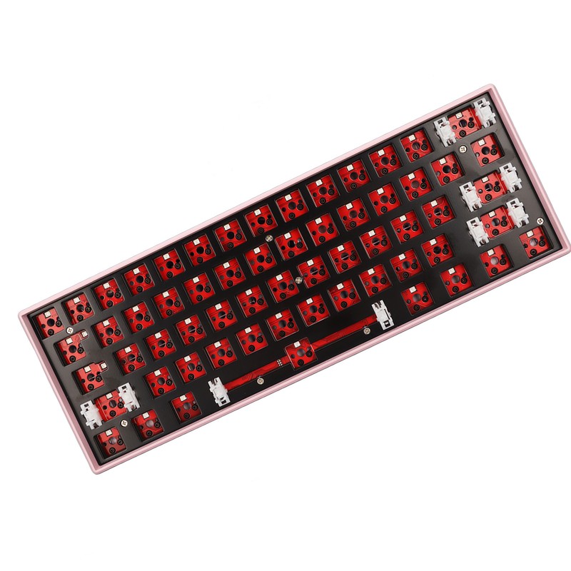 61 Keys Mechanical Keyboard DIY Kit Support Wireless 2.4G BT