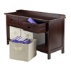 Winsome Adriana 4-Pc Set, Storage Bench & 3 Foldable Baskets