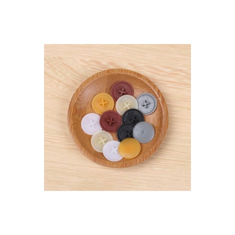 100 Pcs 11mm White Screw Cap Covers Assortment Kit, Plastic