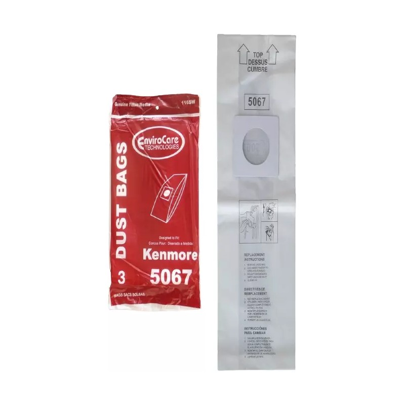 Kenmore 5067 Vacuum Bags- 3/Pk