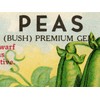 Green Peas Seed Packet POSTER! (up to 24" x 36")