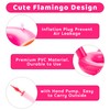JOYIN Inflatable Flamingo Ring toss Games with Hand Pump,6 Pcs