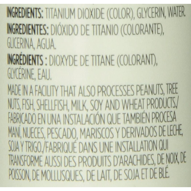 Wilton 603-1236 Liquid Color, 2-Ounce, White