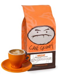 Café Grumpy Gourmet Low Acid Decaf Coffee Seasonal Origin, Fine Grind for Espresso, 12oz Bag, Single Origin, Medium Roast, Drip, French Press, Pour Over, Cold Brew (Fine Grind (Espresso))