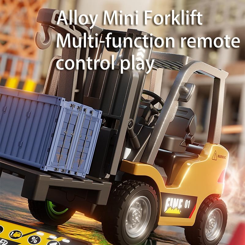 Hotfree 1/64 Mini RC Forklift, 11 Channel 2 Mode 2.4Ghz