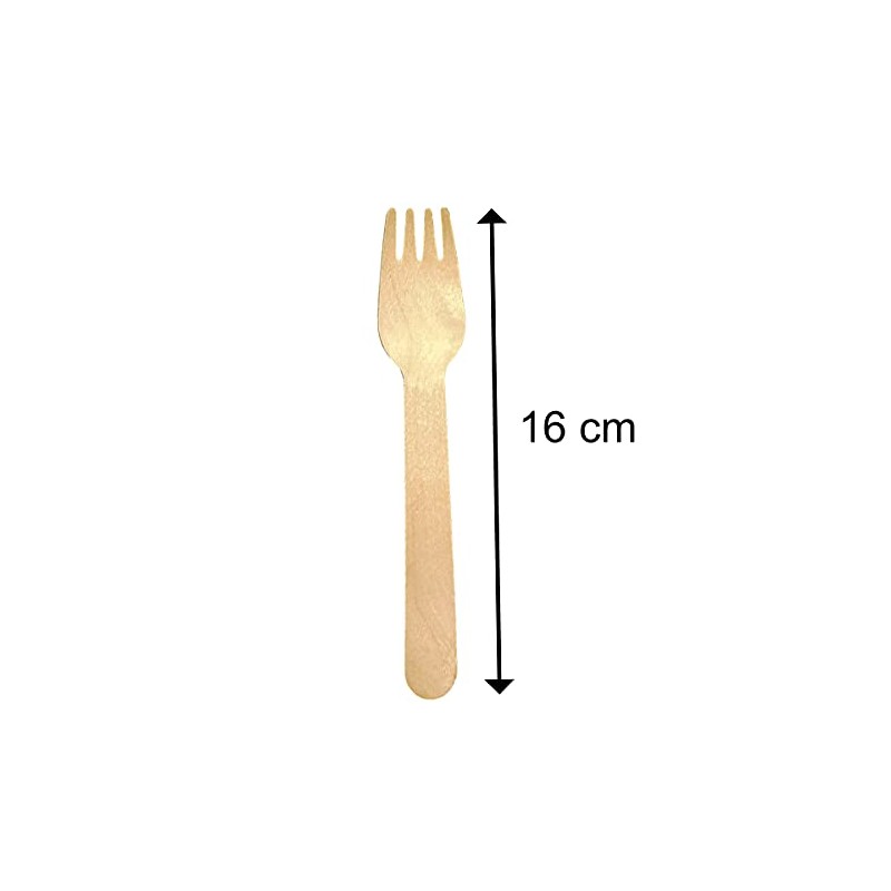 100 Organic Wooden Forks