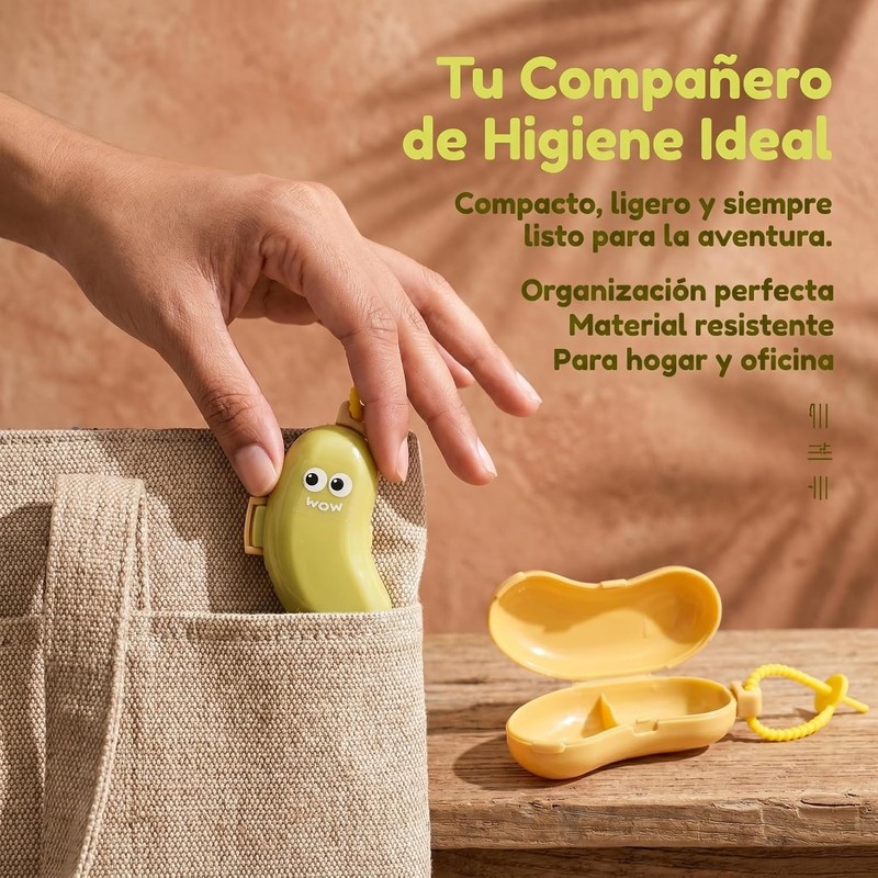 SHERCHPRY 4 Piezas Estuche Porta Cepillo de Dientes y Pasta