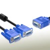 tunghey VGA Splitter Cable Dual Monitor Y Adapter Video Cord