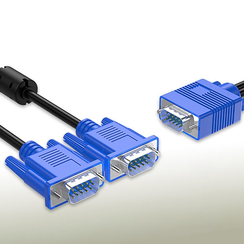 tunghey VGA Splitter Cable Dual Monitor Y Adapter Video Cord