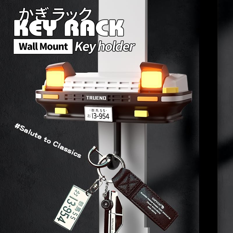 YAYASIERLI AE86 Key Hooks (AE86-Black【with Lights】)