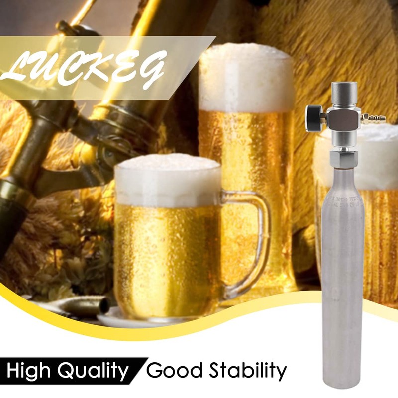 2 in 1 Mini CO2 Gas Regulator Soda Pressure Gauge