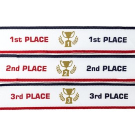 All Quality 1st 2nd 3rd Place Ten Star Award Medals - 3 Piece Set (Gold, Silver, Bronze) Includes Neck Ribbon (1 Pack)