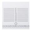 Eyelash Extension Plate White Double Row 20x20cm Wear Resistant Eyelash