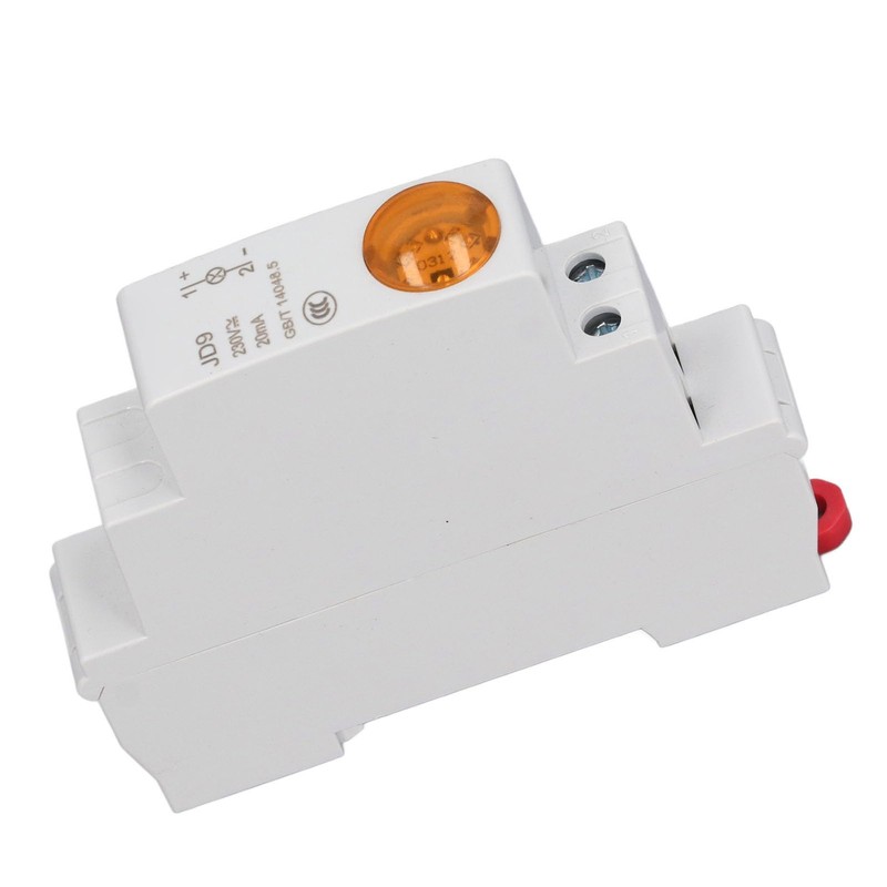 DIN Rail LED Indicator Light, AC DC 230V DIN Rail