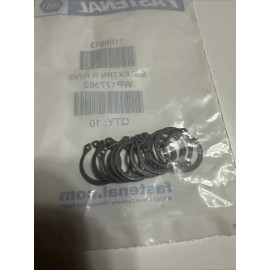 StrongHold 5/8"Shaft Dia 0.579"ID Phosphate C/S Ext Retaining Ring Pack Of 10