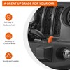 SQQP Bumper Tow Hook Covers 2Pcs Compatible with 2007-2018 Jeep