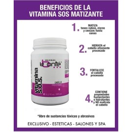 Crema Mantenimiento Tono Platinado Vitamina Sos 1kg Labonté