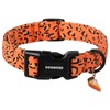 DOGWONG Leopard Print Dog Collar- Cute Designer Animal Pattern Dog