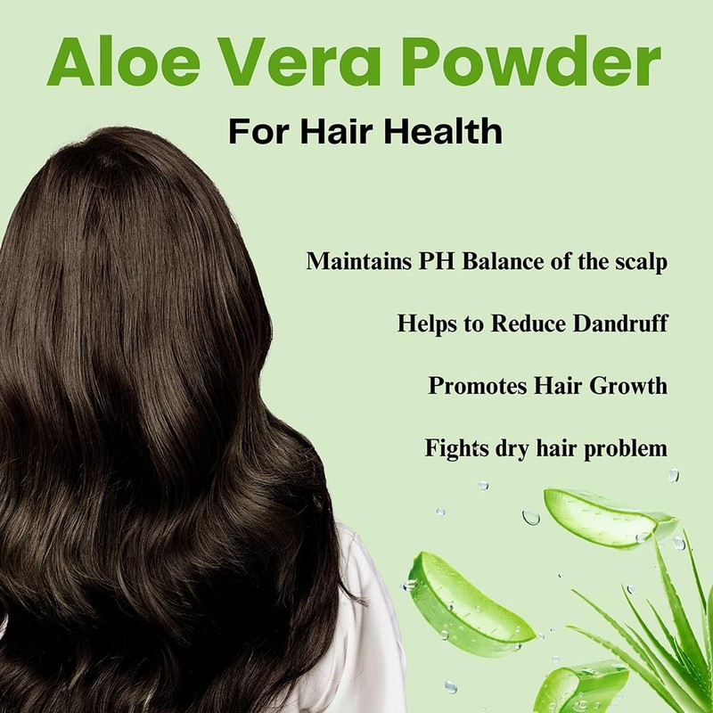 Hebhac Herbs Aloe Vera Leaf Powder Organic 100 g (3.5