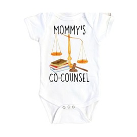 NOFO VIBES Lawyer Baby Boys Girls Clothes Infant Romper Bodysuit One-Piece Funny Cute born Infant Outfit (Size: born Long Sleeve)