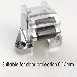 HISELUR Walk in Cooler Freezer Door Handle Kit Latchs, for Freezer Door,Oven Door Locks,Laboratory Door Locks, Other Equipment(Adjustable Flush 0-15mm)