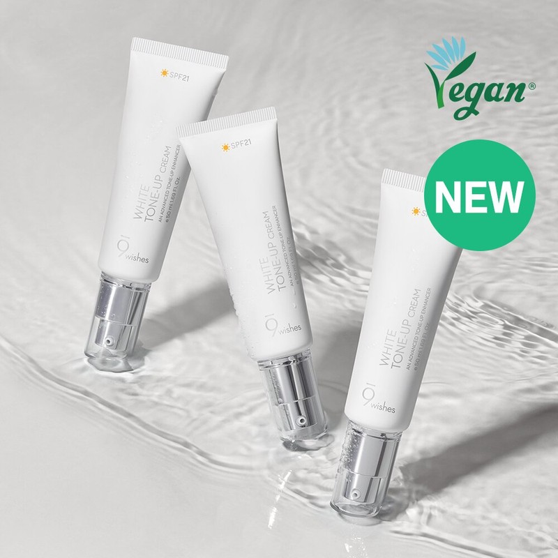9wishes Vegan White Toneup Cream 50mL - 9wishes Vegan White