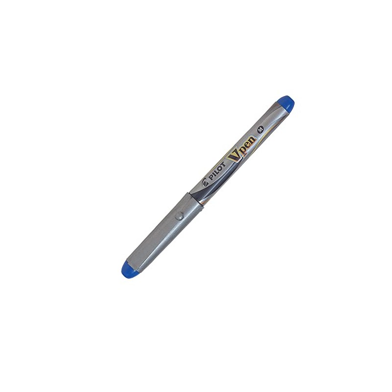 Pilot VPen Disposable Fountain Pen Silver Barrel 0.58 mm Tip