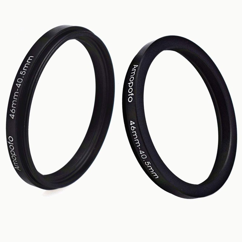 46 mm - 40.5 mm step-down rings filter adapter ring,