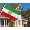 2×3 FT Former Iran Flag,Medium 60×90 CM Old Iranian Persia