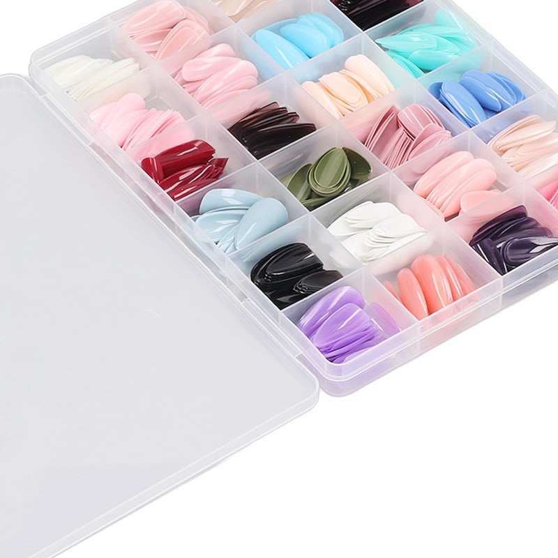 Sonew 576 Piece Press On Nails Set, Colourful Artificial Nails,