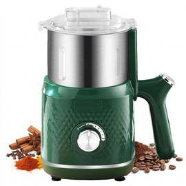Spice Grinder Electric, 800W Herbs Coffee Grinder for Kitchen, 900g Versatile Grain Mill for Dry Nuts, Grains, Seeds, Rice, Bean and Pepper (Green)