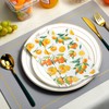 Funrous - Servilletas de cítricos de color naranja con naranjas,