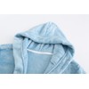 CJMJXPH Boys Fleece Robe, Hooded Toddler Soft Fuzzy Bathrobe for