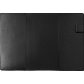 Slip-on WCV Notebook Cover A5 Black WCV-2701 PU Leather Lightweight with Pen Holder Simple