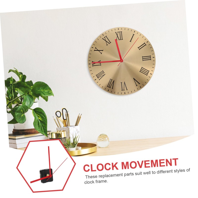 Operitacx 2pcs Silent Clock Movement Kit DIY Repair Parts for